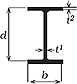 6061-T6 Aluminum I Beam (Aluminum Association)